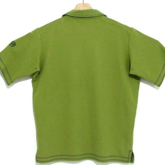 Mountain Hard Wear Mens Small Polo Rugby Golf Shirt Green Short Sleeve - Picture 2 of 4